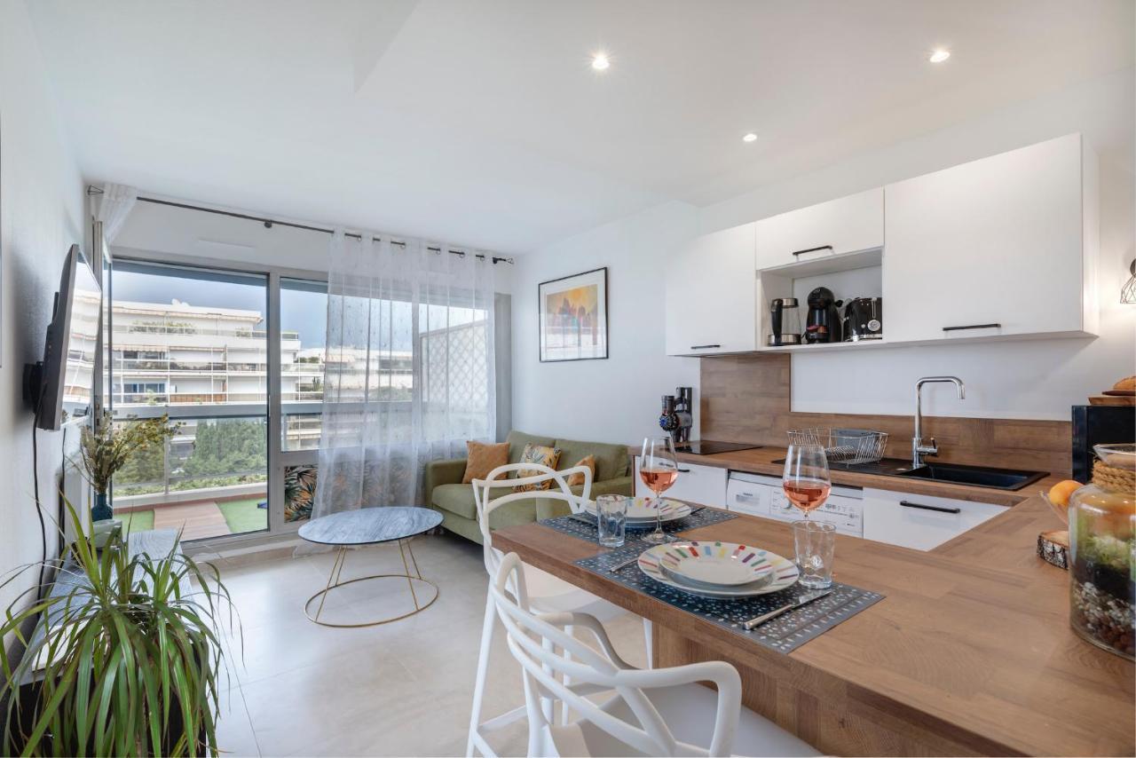 Coup De Coeur! Vue Mer! Terrasse Dangle! Антиб Экстерьер фото