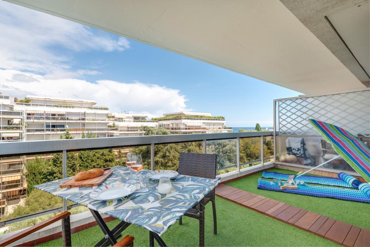 Coup De Coeur! Vue Mer! Terrasse Dangle! Антиб Экстерьер фото